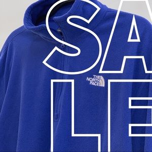 🔥North Face Quarter Zip Royal Blue XL Huge Sale!